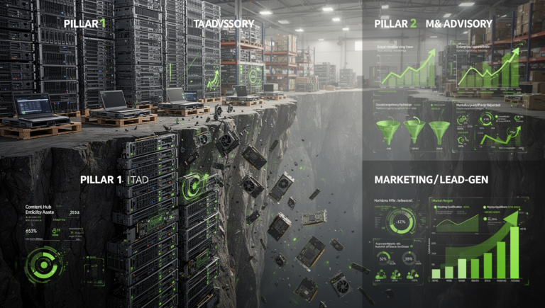 Read more about the article The Disposition Cliff: Why the AI Refresh Wave Becomes an ITAD Flood in 2026–2027
