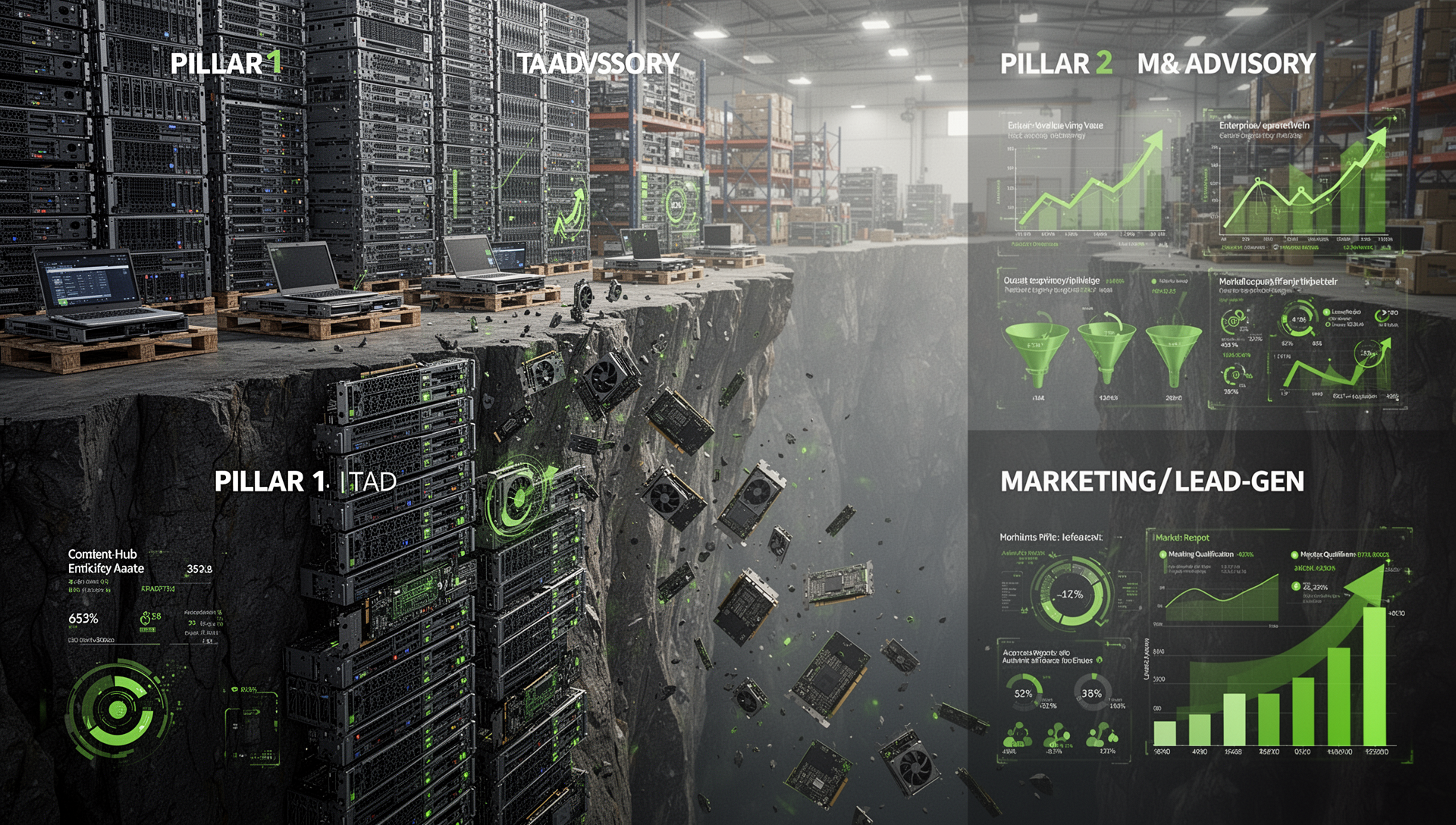 Read more about the article The Disposition Cliff: Why the AI Refresh Wave Becomes an ITAD Flood in 2026–2027